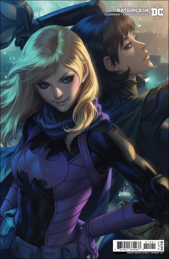 Batgirls issue 14-B Stanley Artgerm Lau Cardstock Cover
