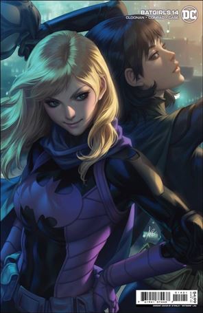 Batgirls issue 14-B Stanley Artgerm Lau Cardstock Cover