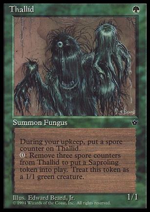 Magic the Gathering: Fallen Empires (Base Set) card 74 Thallid