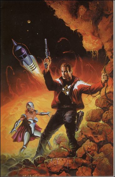 Astounding Space Thrills: The Comic Book issue 1-B Virgin Cover