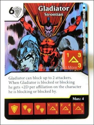 Marvel Dice Masters Amazing Spider-Man card 118 Gladiator: Strontian