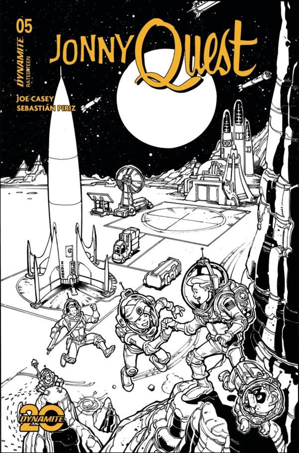 Jonny Quest (2024) issue 5-I Chad Hardin B&W 1:15 Cardstock Cover