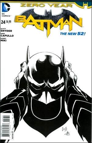 Batman (2011) issue 24-E Greg Capullo 1:100 Black and White Cover