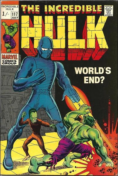 Incredible Hulk (1968) issue 117-B UK Price Cover