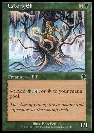 Magic the Gathering: Apocalypse (Base Set) card 90 Urborg Elf