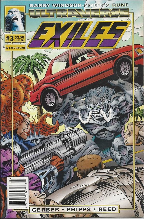 Exiles (1993) issue 3-B Newsstand Edition Flipbook with Rune #0, Chapter H