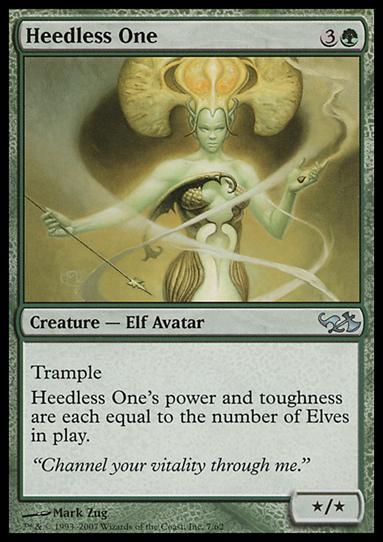 Magic the Gathering: Duel Decks: Elves vs. Goblins (Base Set) card 7 Heedless One