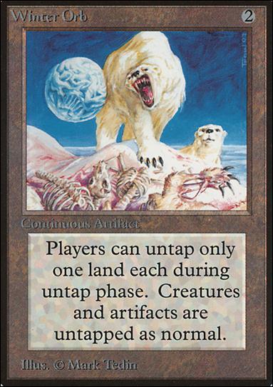 Magic the Gathering: Limited Edition Beta (Base Set) card 276 Winter Orb
