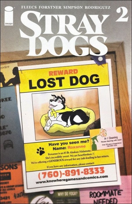 Stray Dogs issue 2-F Retailer Exclusive "Lost Dog" Cover 1/500