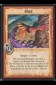 Warlord: Saga of the Storm card 159 Blast