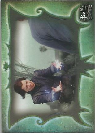 Buffy the Vampire Slayer: Connections (Base Set) card 45 Xander + Willow: Evil Connection