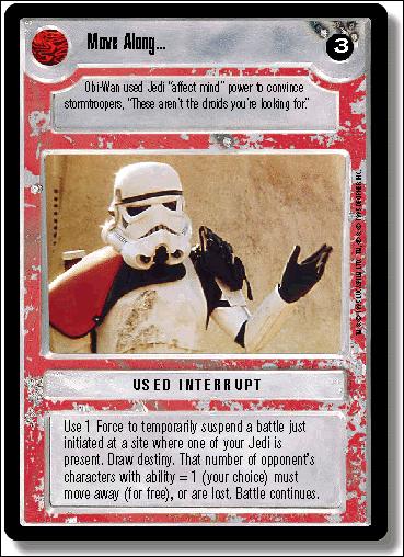 Star Wars: Premiere Limited (Base Set) card 269 Move Along...