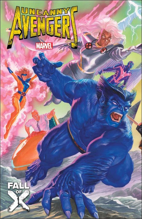 Uncanny Avengers (2023) issue 1-H Alex Ross X-Men Connecting Cover