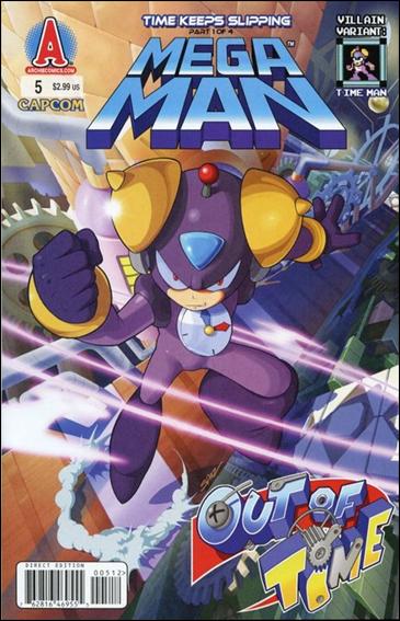 Mega Man issue 5-B Patrick “Spaz” Spaziante "Villain" Cover