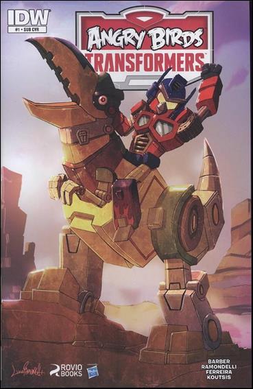 Angry Birds Transformers issue 1-B Livio Ramondelli Subscription Cover