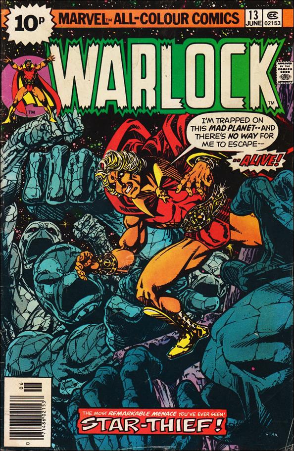 Warlock (1972) issue 13-C UK Price Cover