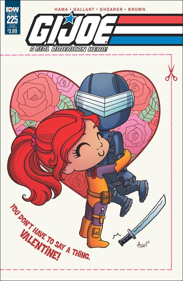 G.I. Joe: A Real American Hero issue 225-C A. Garbowska Sub Valentine's Card Wraparound Cover