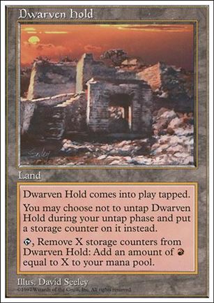 Magic the Gathering: 5th Edition (Base Set) card 414 Dwarven Hold