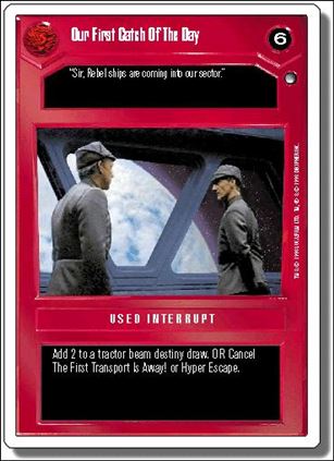 Star Wars: Hoth Revised (Base Set) card 49 Our First Catch Of The Day