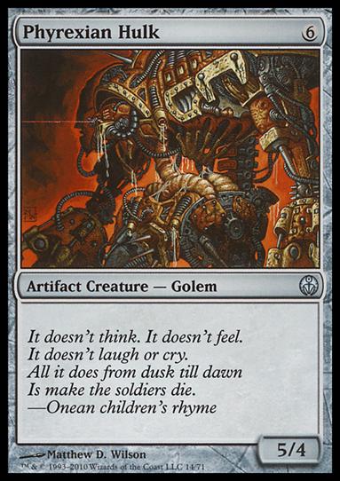 Magic the Gathering: Duel Decks: Phyrexia vs. the Coalition (Base Set) card 14 Phyrexian Hulk
