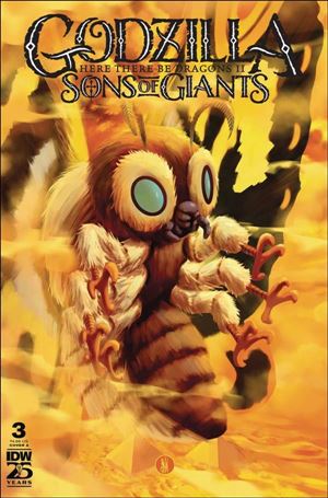 Godzilla: Here There Be Dragons II - Sons of Giants issue 3 Inaki Miranda Cover