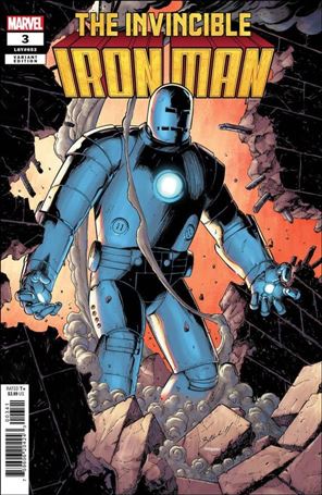 Invincible Iron Man (2022) issue 3-E Mark Bagley 1:25 Cover