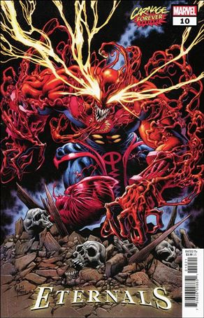 Eternals (2021) issue 10-C Kyle Hotz Carnage Forever Cover