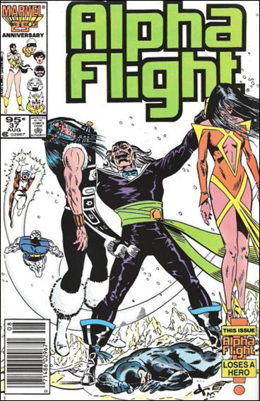 Alpha Flight (1983) issue 37-B Canadian Price Cover
