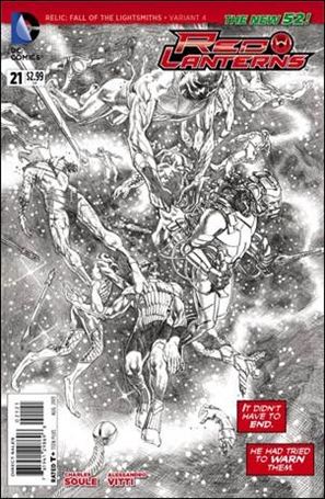 Red Lanterns issue 21-B Rags Morales 1:25 Connecting Sketch Cover