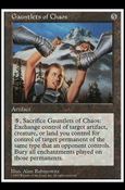 Magic the Gathering: 5th Edition (Base Set) card 373 Gauntlets of Chaos