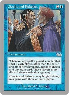 Magic the Gathering: Unglued (Base Set) card 16 Checks and Balances