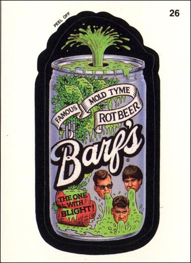 Wacky Packages (Base Set) card 26-B Barfs