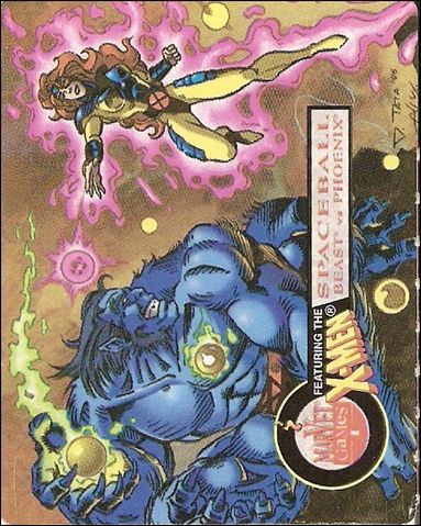 X-Men Nerds: Series 2 (Base Set) card 4 Spaceball: Beast vs Phoenix