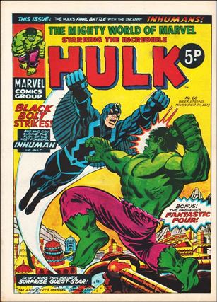 Mighty World of Marvel (UK) (1972) issue 60