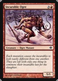 Magic the Gathering: Shards of Alara (Base Set) card 105 Incurable Ogre
