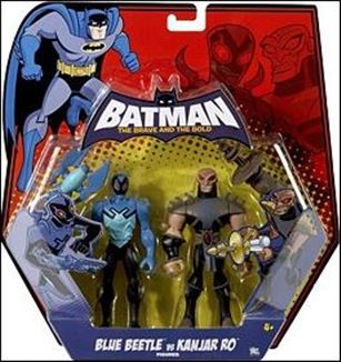 Batman: The Brave and the Bold (2-Packs) figure 3 Blue Beetle vs Kanjar Ro