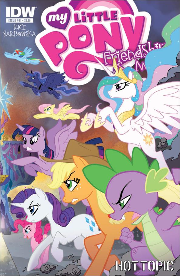 My Little Pony: Friendship is Magic issue 31-D Tony Fleecs Hot Topic Cover