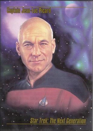Star Trek Master Series: Series 1 (Base Set) card 09 Captain Jean-Luc Picard