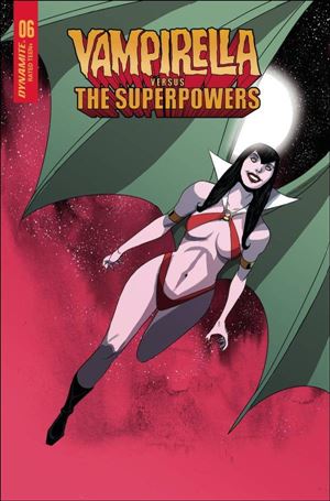 Vampirella vs. the Superpowers issue 6-C Drew Moss Cover