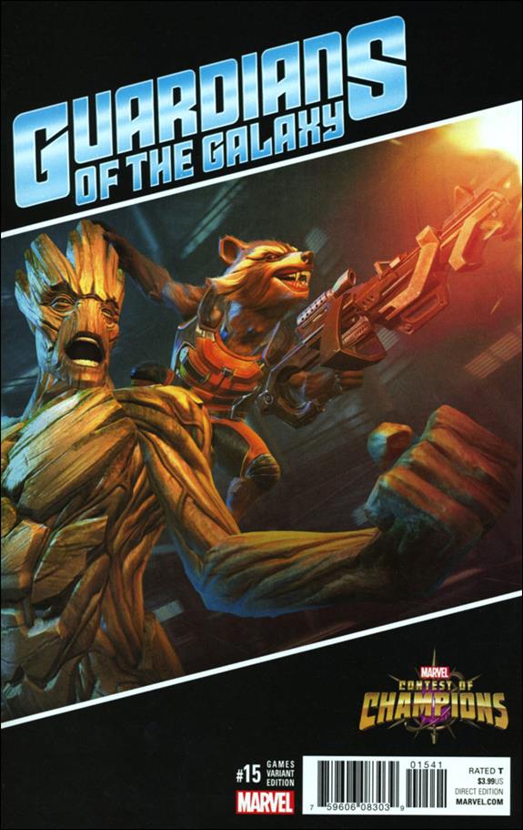 Guardians of the Galaxy (2015)  issue 15-F 1:10 Contest of Champions Game Cover