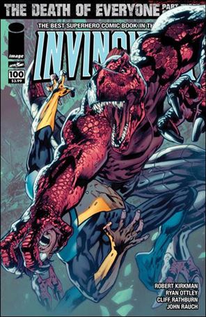 Invincible issue 100-D Bryan Hitch Cover