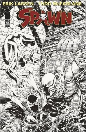 Spawn issue 265-B Black & White Cover