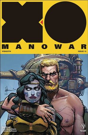 X-O Manowar (2017) issue 13-D Howard Chaykin 1:50 Cover