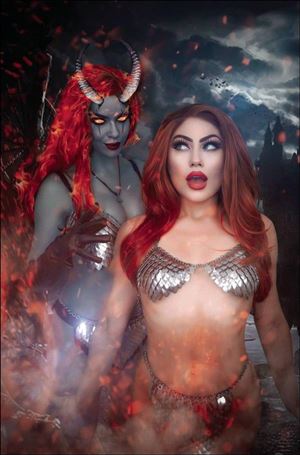 Red Sonja / Hell Sonja issue 1-J 1:25 Cosplay Virgin Photo Cover