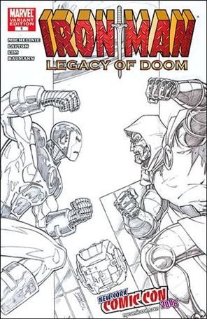 Iron Man: Legacy of Doom issue 1-B New York Comic Con Sketch Cover