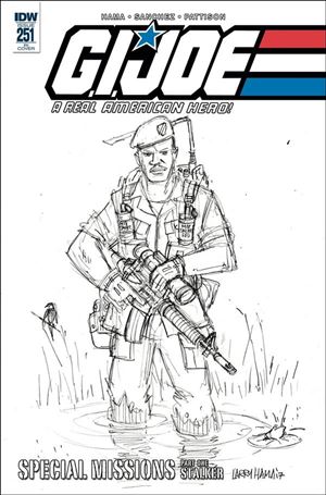 G.I. Joe: A Real American Hero issue 251-C Larry Hama 1:10 Sketch Cover