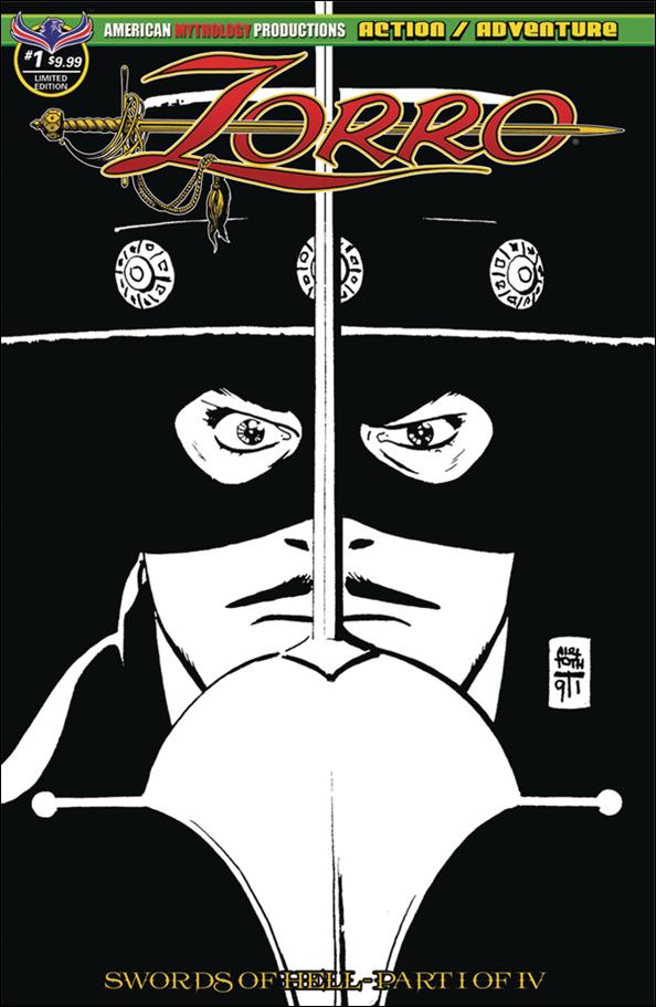 Zorro: Swords of Hell issue 1-E Alex Toth Limited Edition Cover 1/450