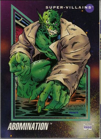 Marvel Universe: Series 3 (Base Set) card 101 Abomination