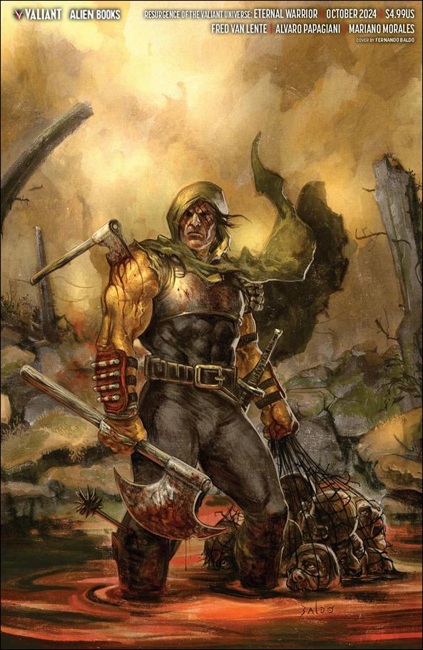 Resurgence: Eternal Warrior issue nn-F Fernando Baldo Virgin Cover