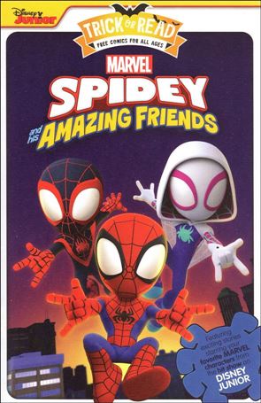 Spidey and His Amazing Friends Halloween Trick-or-Read Cover Image 1